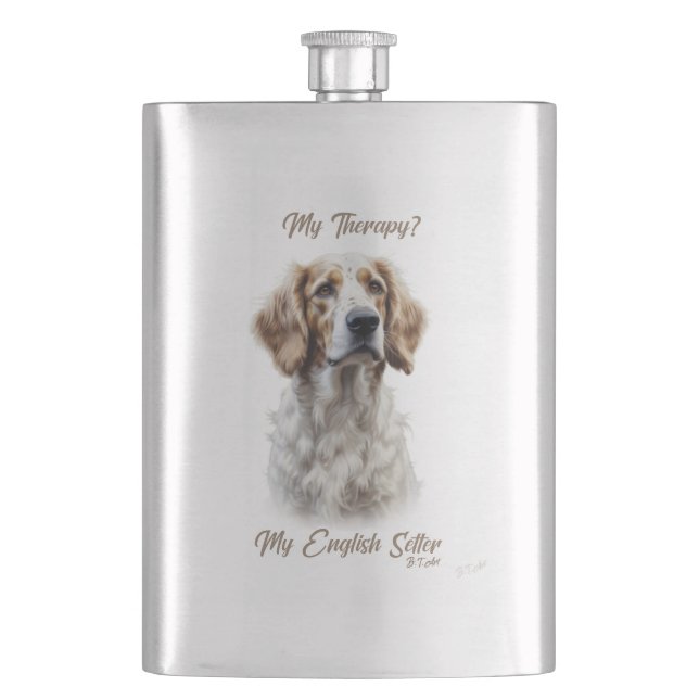 English Setter  Flask (Front)
