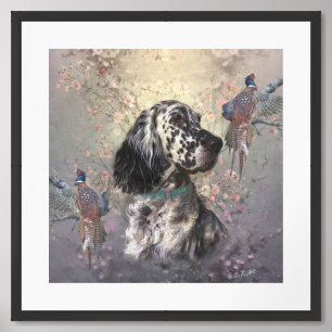 English Setter  Framed Art