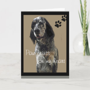 English Setter Greeting Card