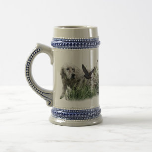 English Setter, Hunting Season Beer Stein