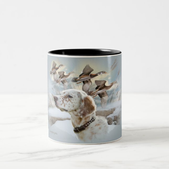 English Setter Hunts mug (Center)