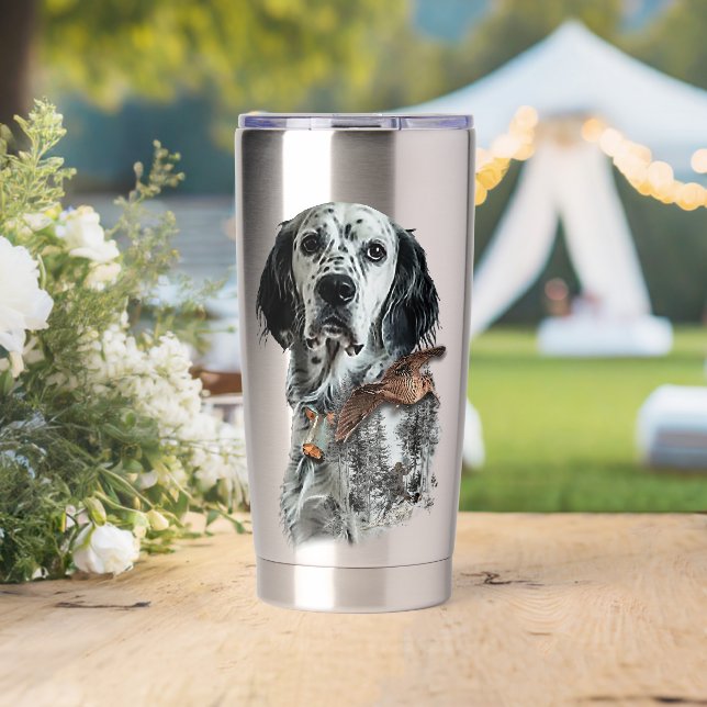 English Setter  Insulated Tumbler (Wedding (Rotated))