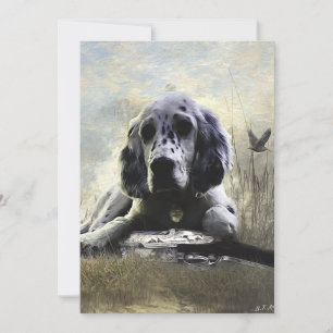 English Setter Invitation