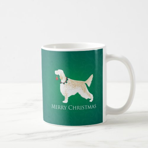 English Setter Merry Christmas Design Coffee Mug