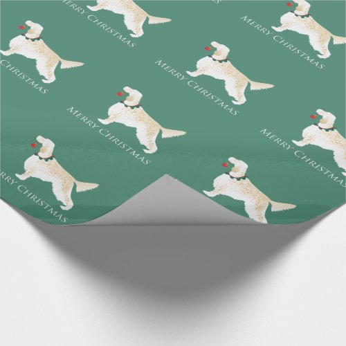 English Setter Merry Christmas Design Wrapping Paper