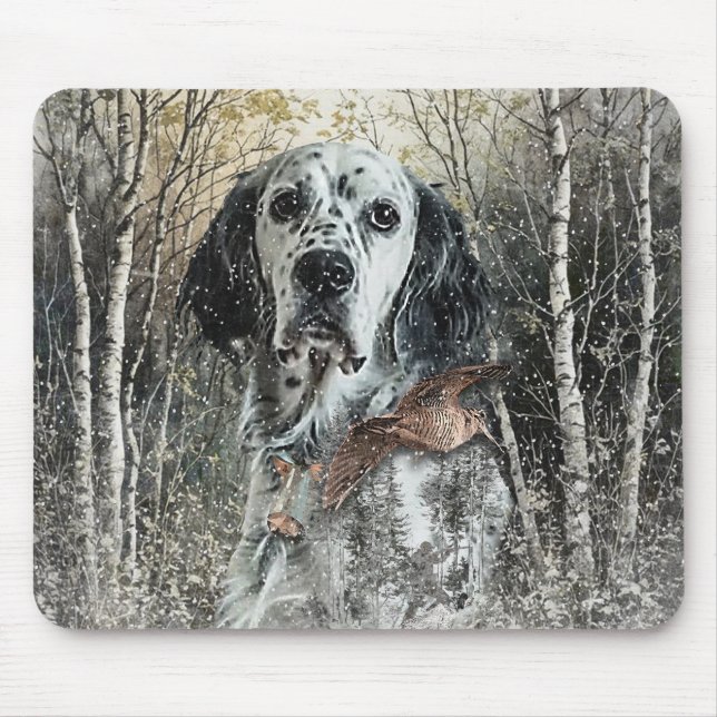 English Setter  Mouse Pad (Front)