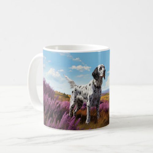 English Setter on the moor  Coffee Mug