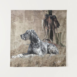 English Setter , Pheasant Hunting Tapestry