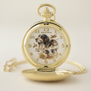 English Setter Pocket Watch