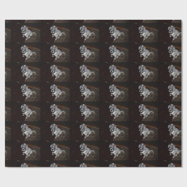 English Setter Puppy Wrapping Paper (Flat)