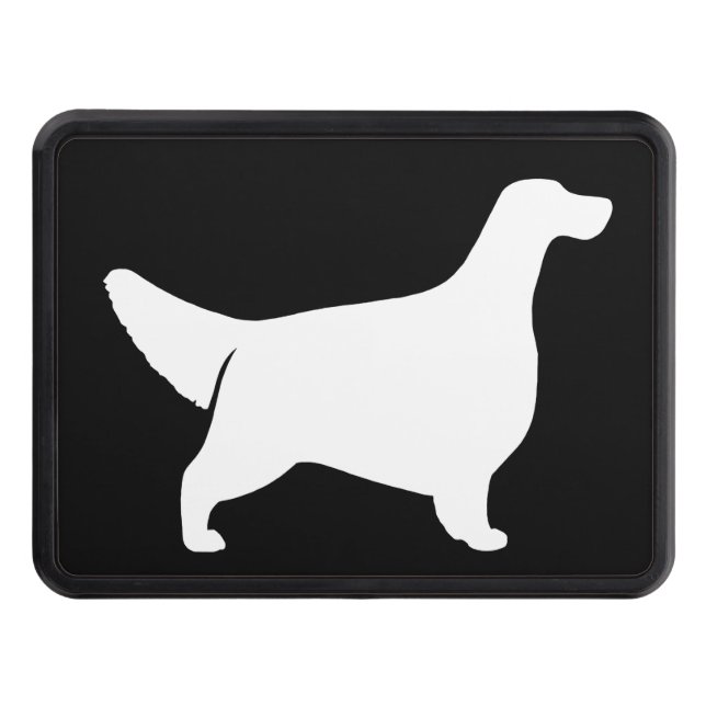 English Setter Silhouette Hitch Cover (Front)