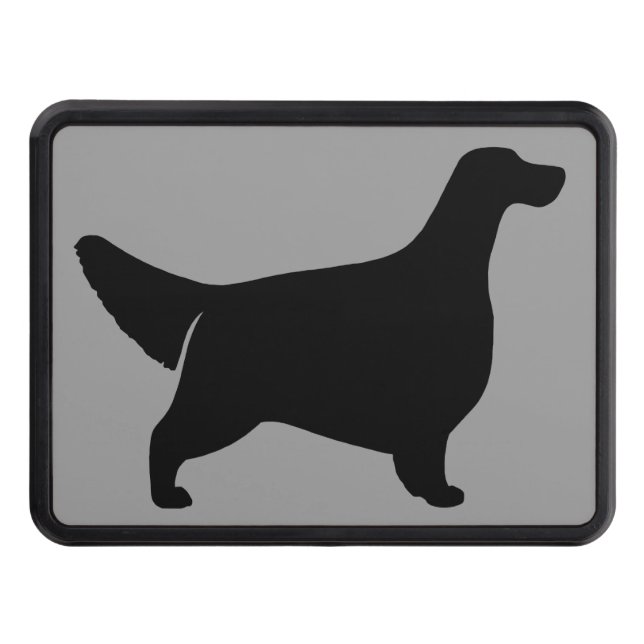 English Setter Silhouette Hitch Cover (Front)