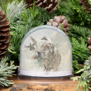 English Setter Snow Globe