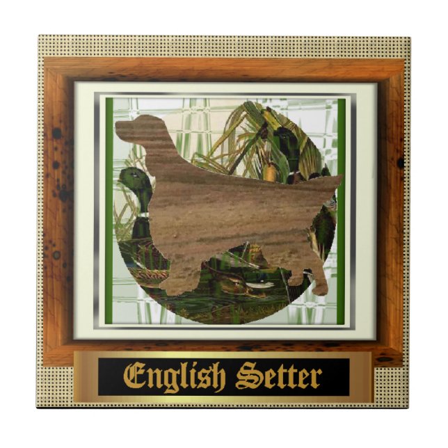 English Setter Sporting Group Ceramic Tile (Front)