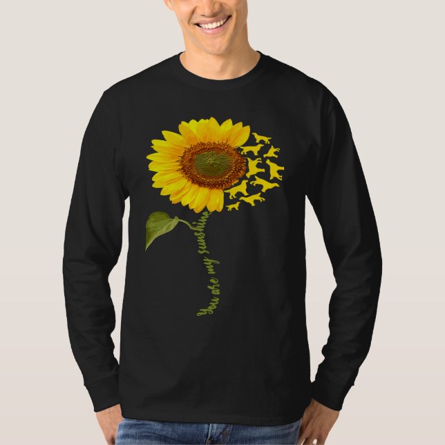 English Setter Sunflower T-Shirt (Front)