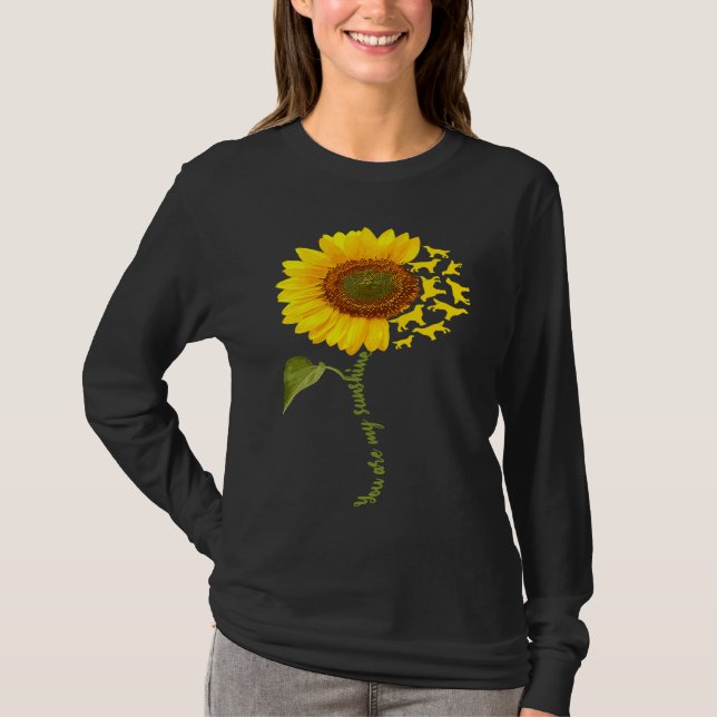 English Setter Sunflower T-Shirt (Front)
