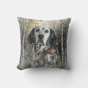 English Setter  Throw Pillow