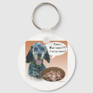 English Setter Turkey Keychain