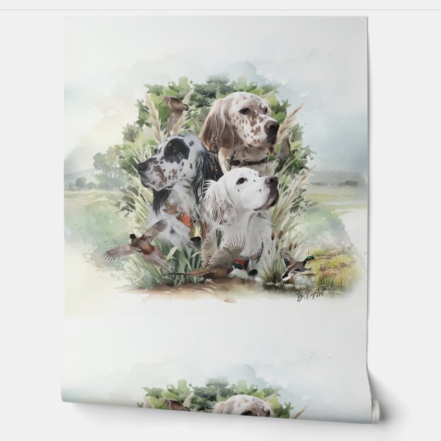 English Setter Wallpaper (Unrolling)