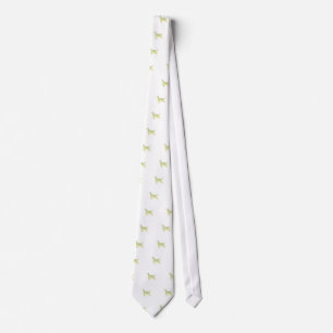 English Setter Watercolor Neck Tie