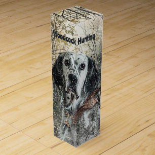 English Setter  Wine Box