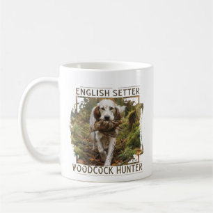 English Setter , woodcock hunting Coffee Mug
