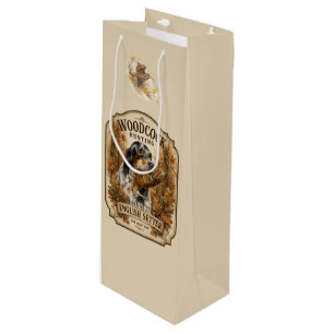 English Setter , woodcock hunting Wine Gift Bag