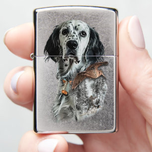 English Setter  Zippo Lighter