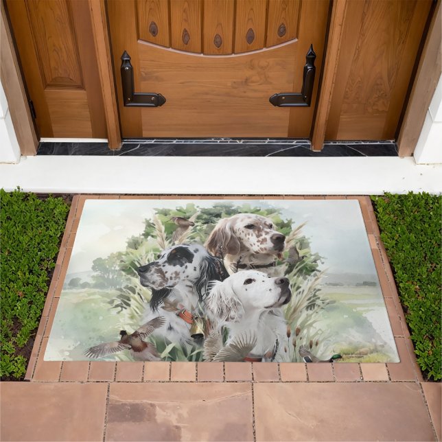 English Setters  Doormat (Outdoor)