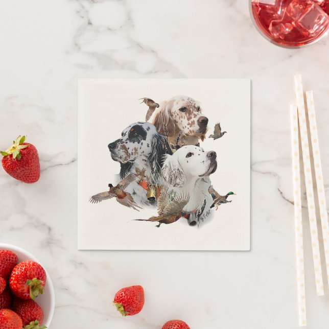English Setters  Napkins (Insitu)