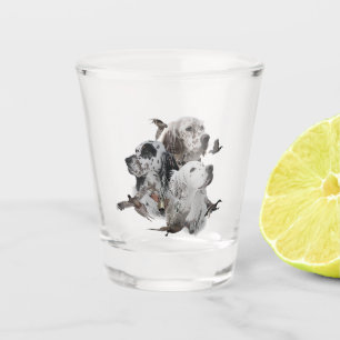 English Setters  Shot Glass