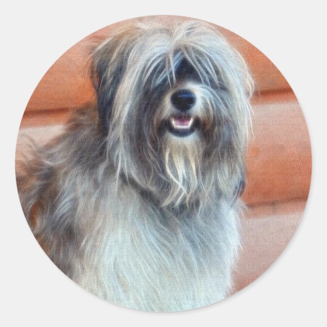 English Sheep Dog Pet-lover's Stickers (Front)