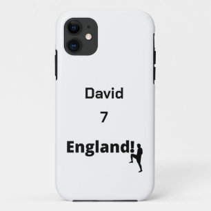 English Soccer Player customizable iPhone 11 Case