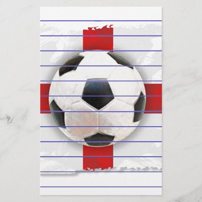 English Soccer Stationery (Front)