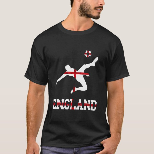 English Soccer Team St George's Cross Rugby Team E T-Shirt (Front)
