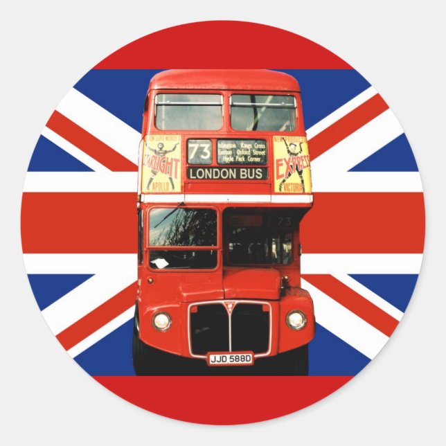 English Souvenir Stickers (Front)