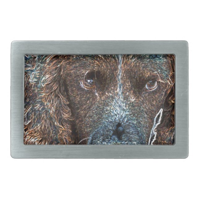 English Springer Belt Buckle (Front)