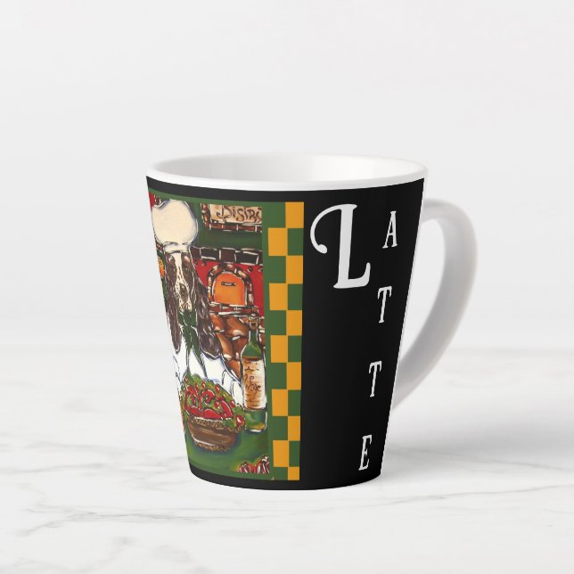 ENGLISH SPRINGER  LATTE MUG (Right Angle)