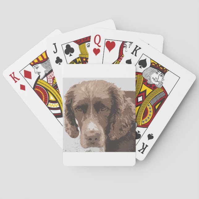 English Springer Poker Cards (Back)