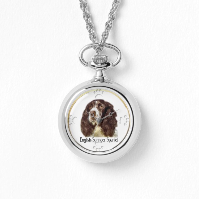 English Springer Spaniel Art Watch (Front)