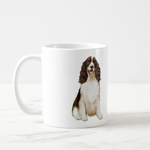 English Springer Spaniel B _ Liver and White Coffee Mug