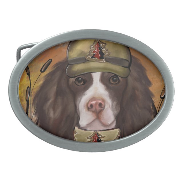 English Springer Spaniel  Belt Buckle (Front)