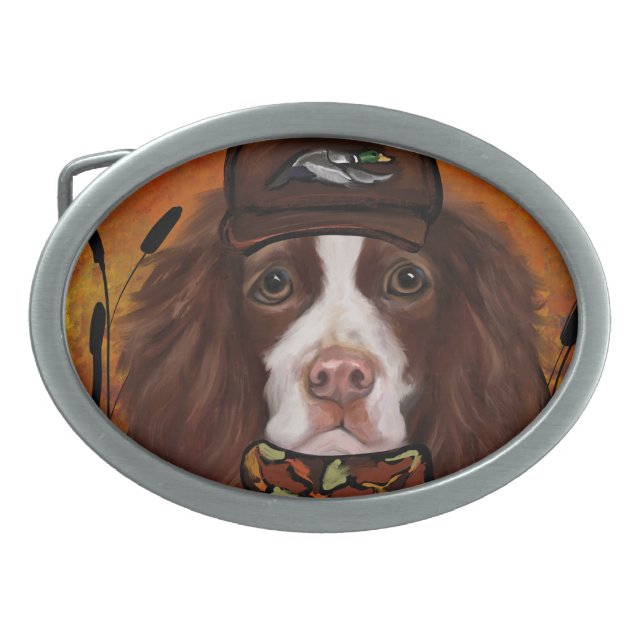 English Springer Spaniel        Belt Buckle (Front)