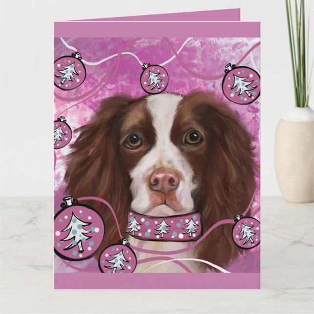 ENGLISH SPRINGER SPANIEL        CARD (Front)