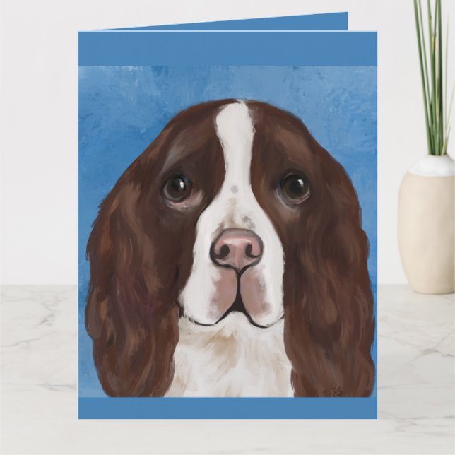 ENGLISH SPRINGER SPANIEL       CARD (Front)