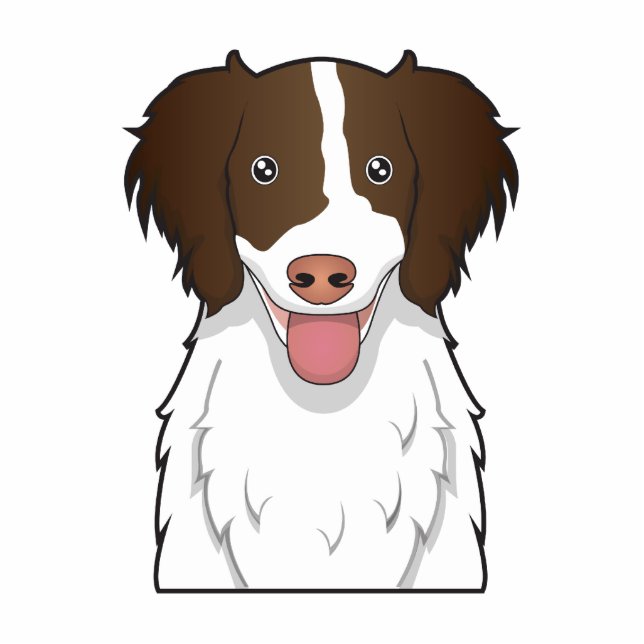 English Springer Spaniel Cartoon Statuette (Front)