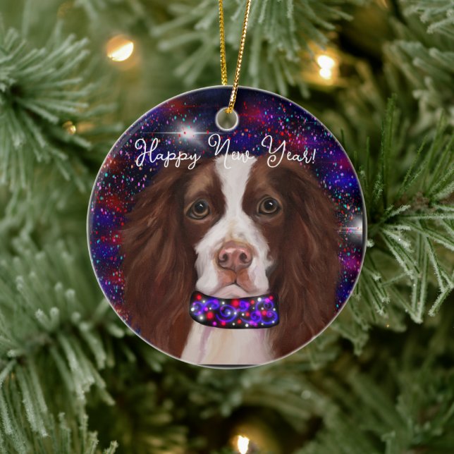 English Springer Spaniel     Ceramic Ornament (Tree)