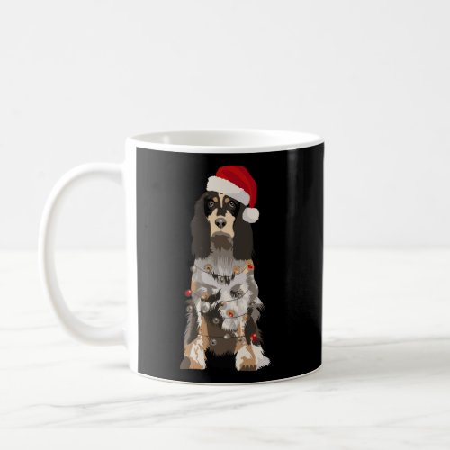 English Springer Spaniel Christmas Lights Xmas Dog Coffee Mug