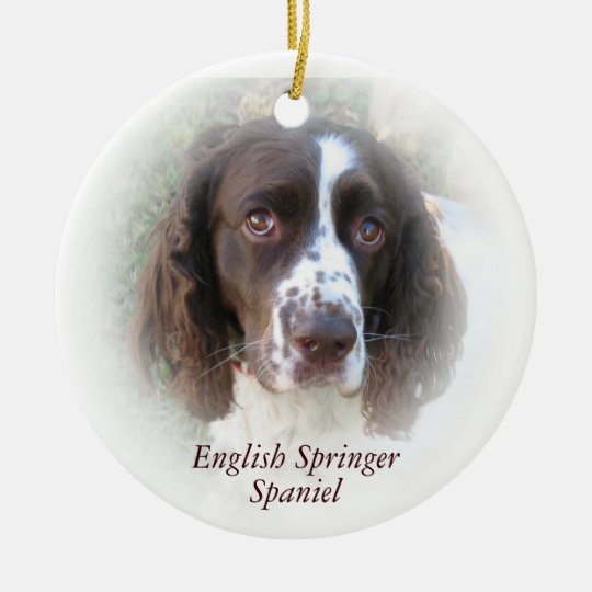 English Springer Spaniel Christmas Ornament Zazzle English Springer Spaniel Christmas Ornament