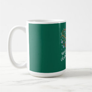 English Springer Spaniel Christmas Reindeer Dog Coffee Mug